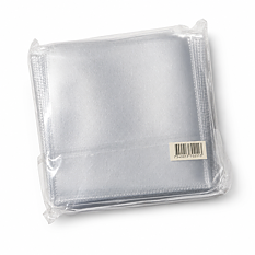 Plastficka för CD-skivor, 100-pack