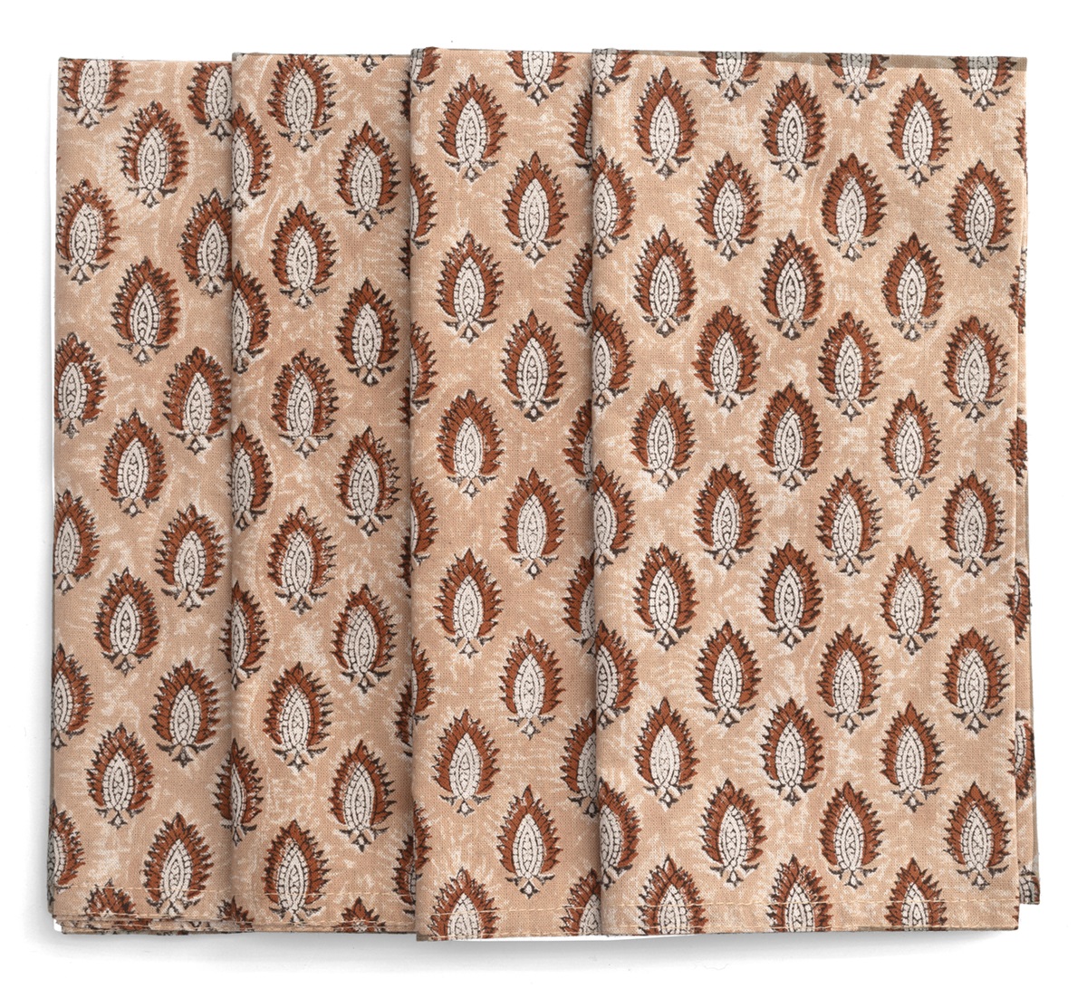 Chamois Napkins Cypress Peach - 4-pack