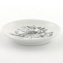 Raija Uosikkinen (Harraste 1950s) Miniature Wall Plate with Log Driving on the River Motif 9 cm