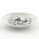 Raija Uosikkinen (Harraste 1950s) Miniature Wall Plate with Fishing by the Sea Motif 9 cm