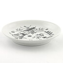 Raija Uosikkinen (Harraste 1950s) Miniature Wall Plate with Siblings on a Winter Slope Motif 9 cm
