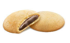 Ottimini kakor fyllda med hasselnötskräm, 300 g - 2