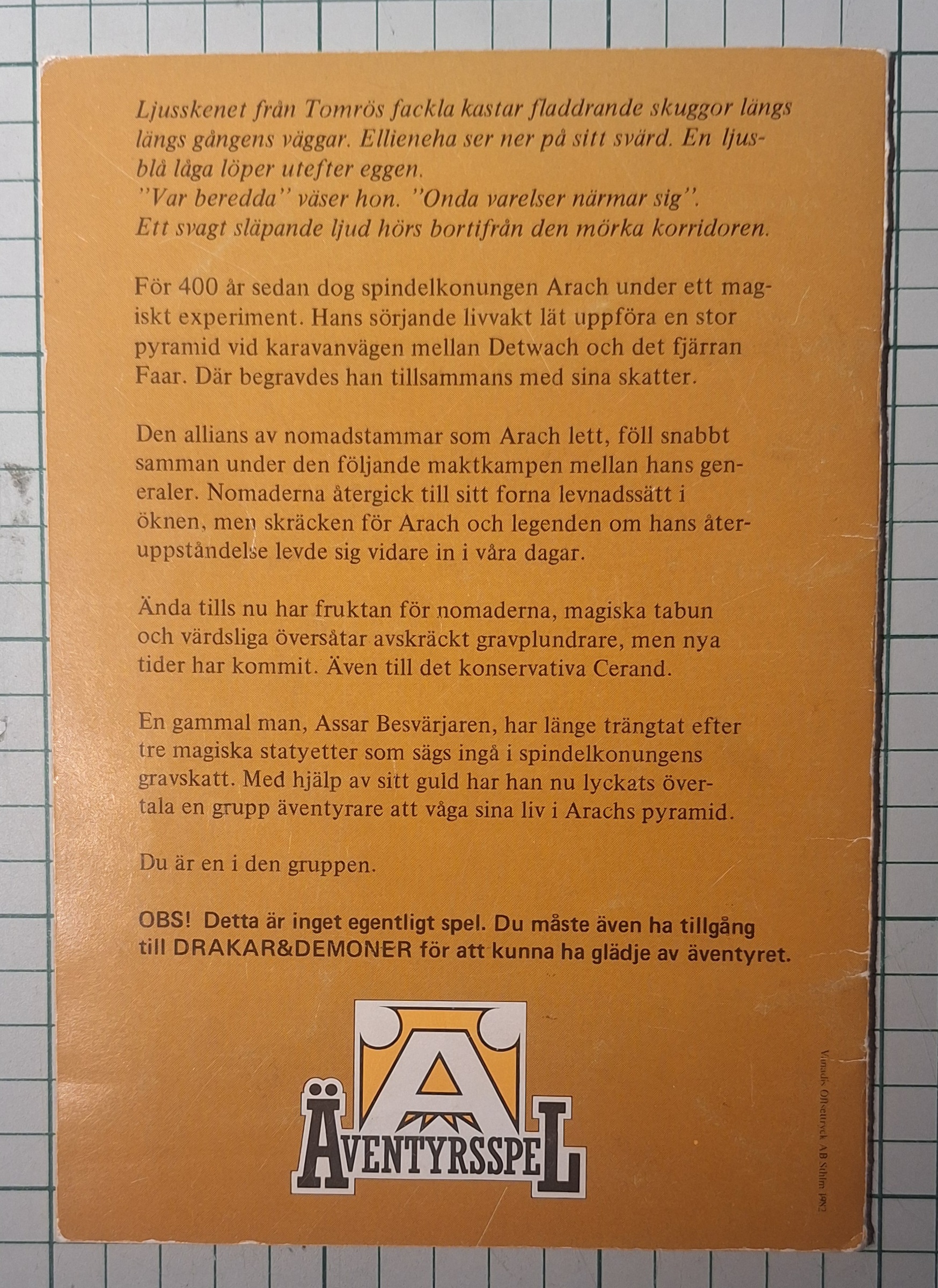 Drakar och Demoner - Spindelkonungens Pyramid - 2