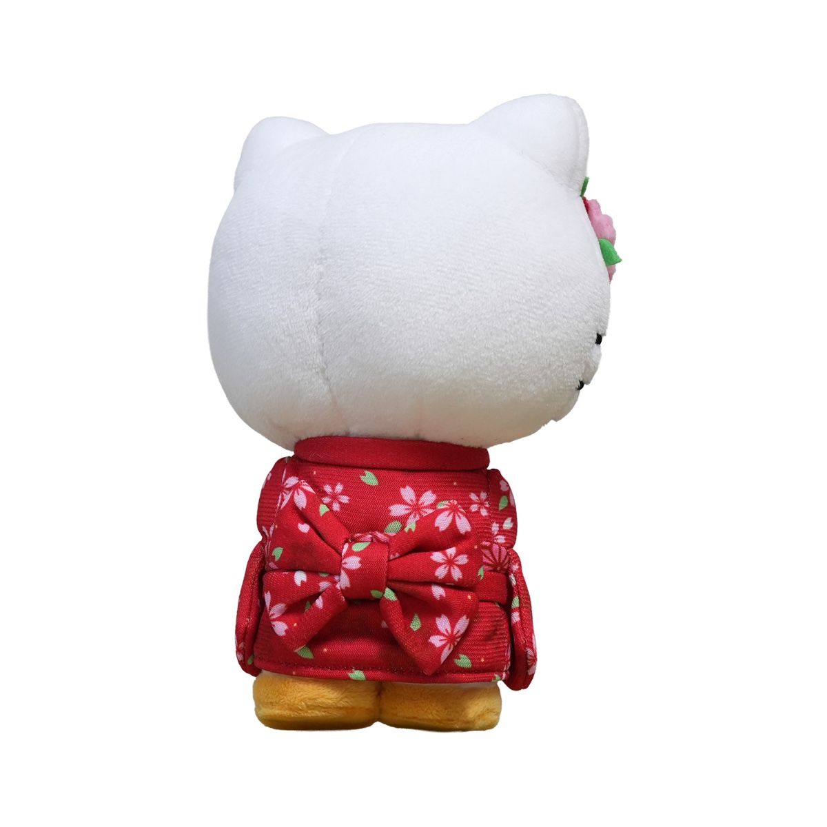 Hello Kitty Kawaii Gosedjur i Röd och Rosa Kimono - 22 cm - 4
