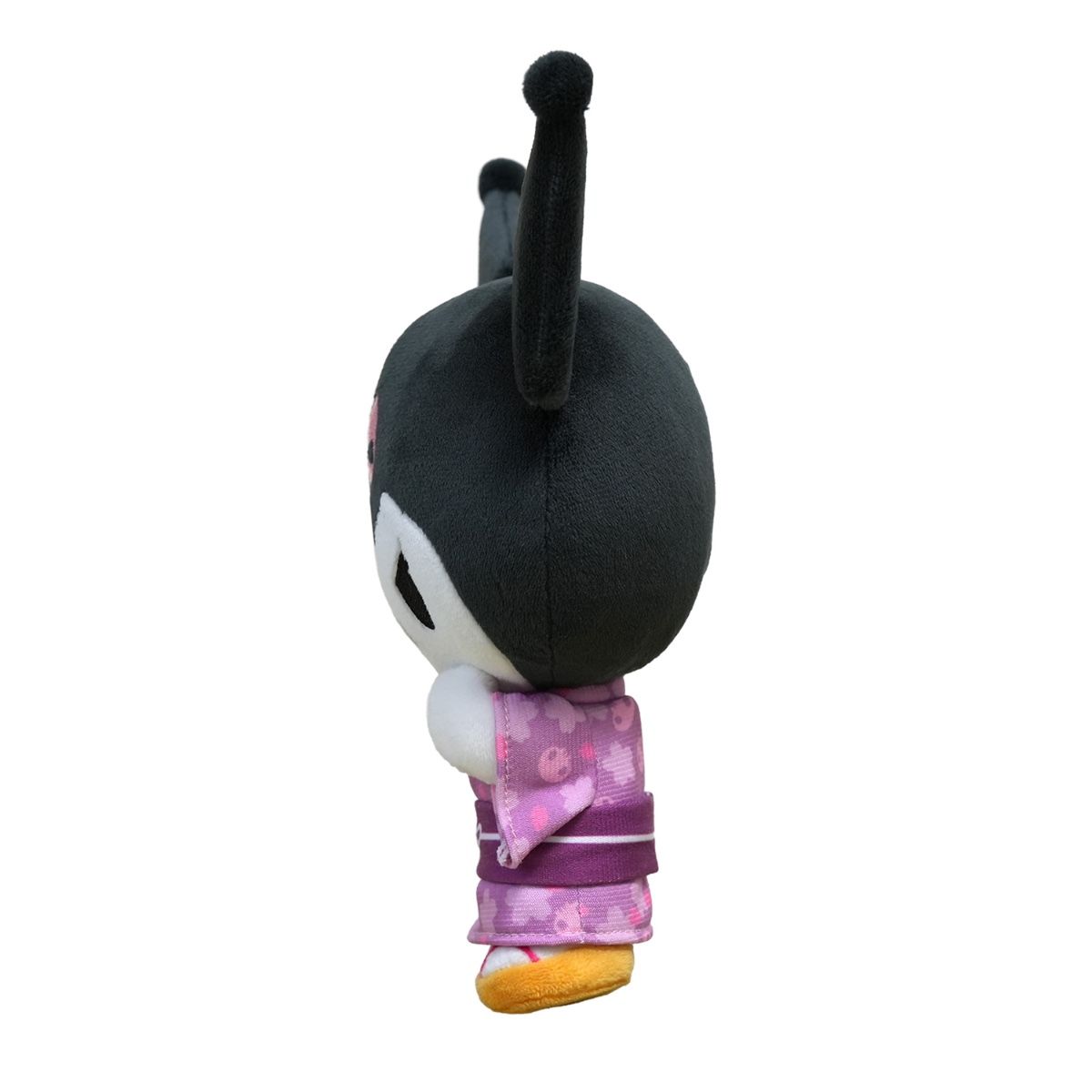 Kuromi Kawaii Gosedjur i Lila och Rosa Kimono - 29 cm - 4