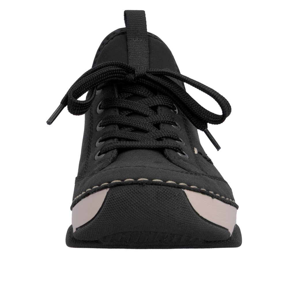 Rieker Damsneakers Resårovandel Svart - 7