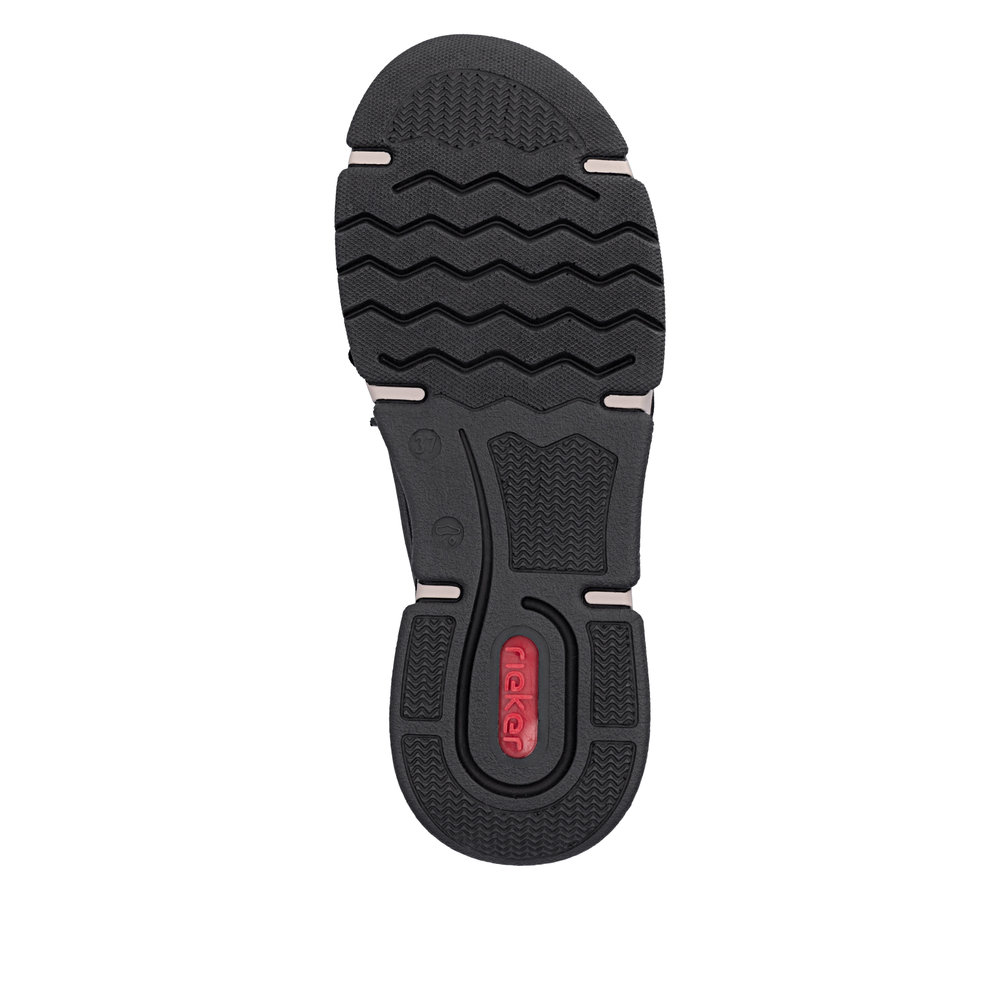 Rieker Damsneakers Resårovandel Svart - 8