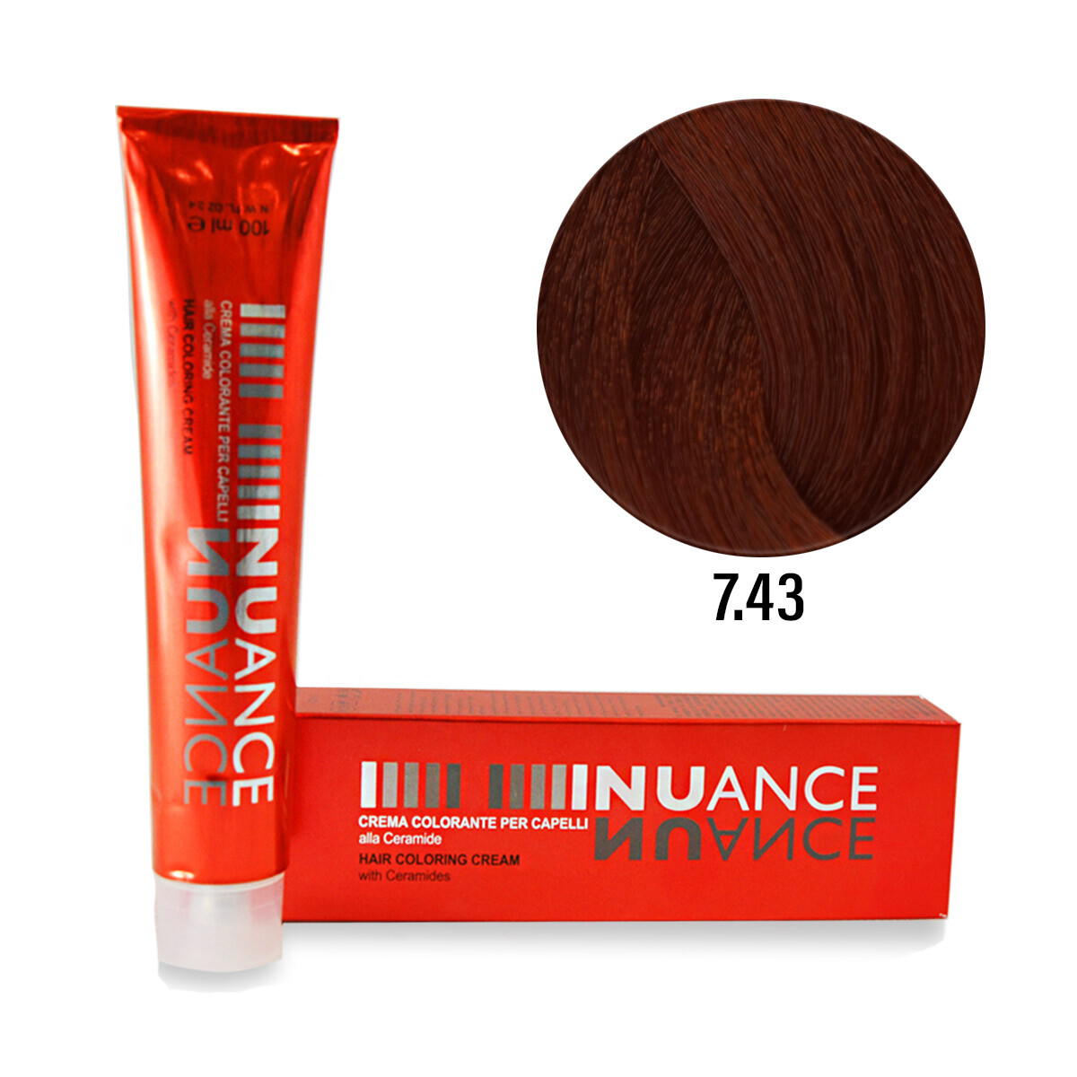 Nuance hårfärg 100 g koppar  - 5