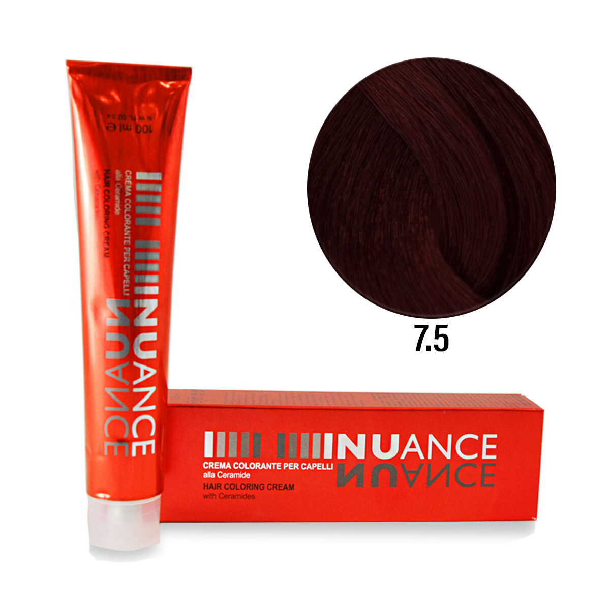 Nuance hårfärg 100 g  mahogny  7.5