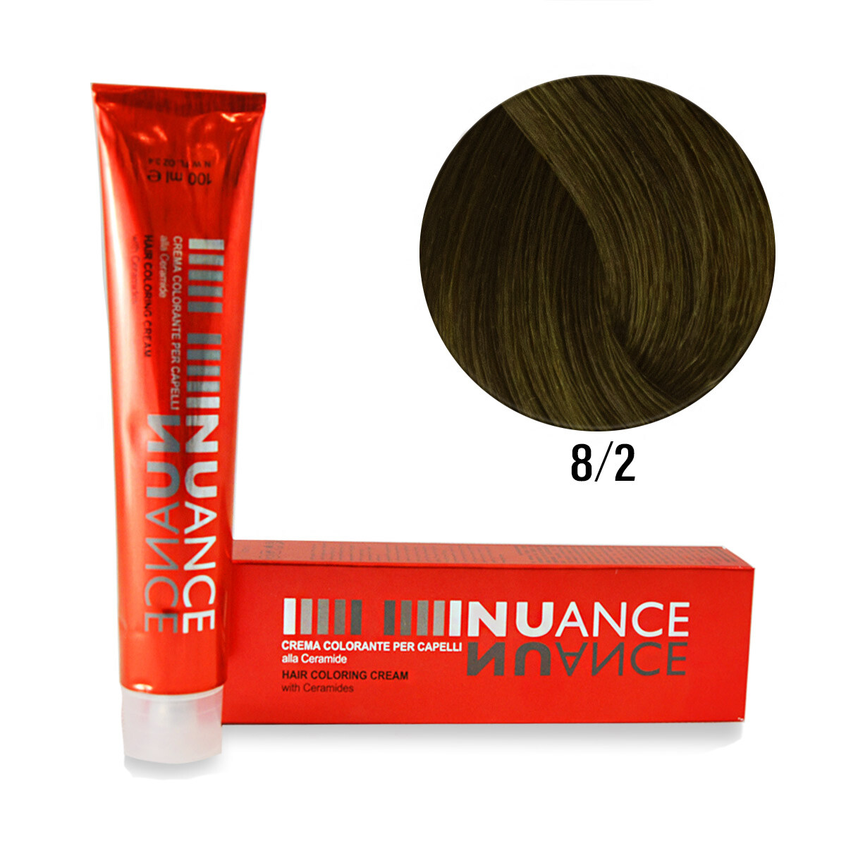 Nuance hårfärg 100 g matt ask 8/2