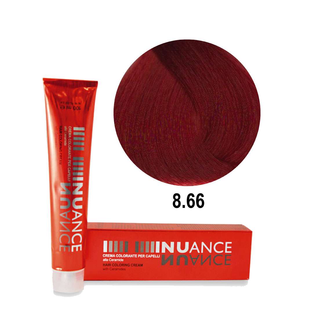 Nuance hårfärg 100 g röda färger 8.66