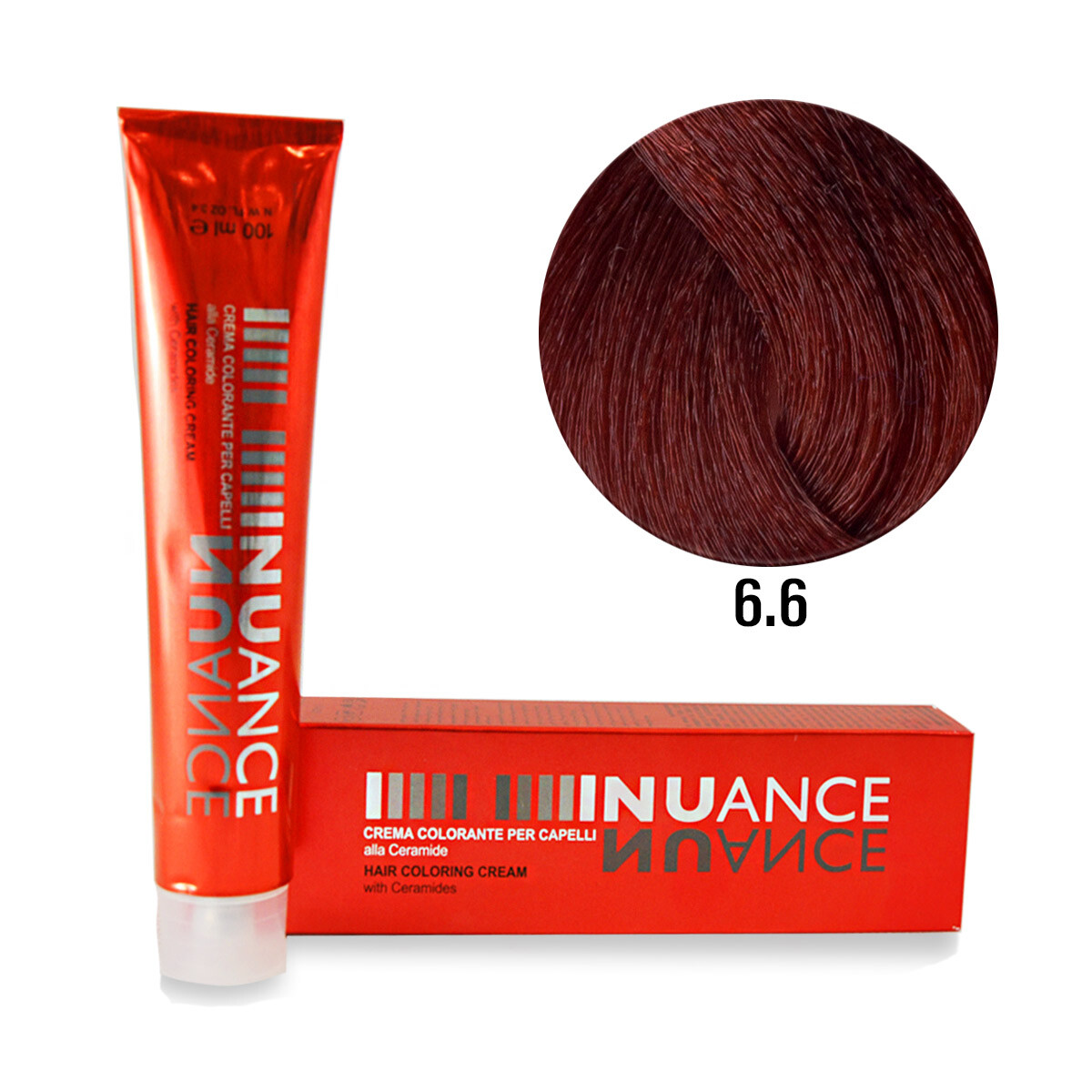 Nuance hårfärg 100 g röda färger 6.6