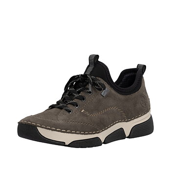 Rieker Damsneakers Resårovandel Grå