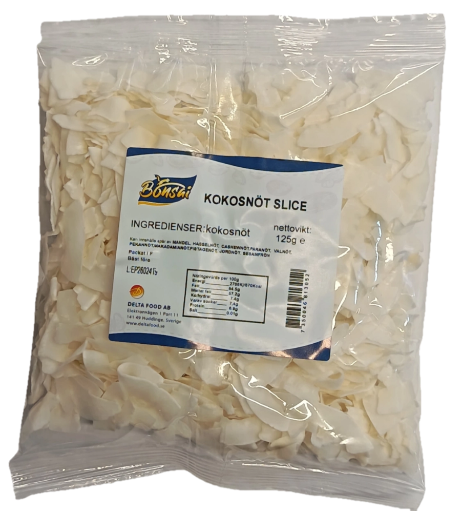 Kokosskivor 125 g