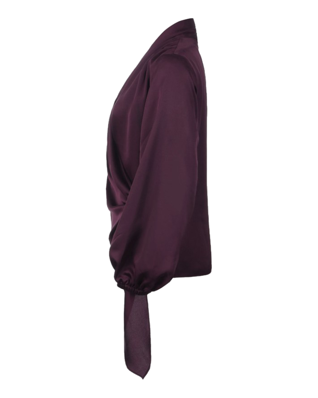 Blus Pomezia omlott burgundy - 3
