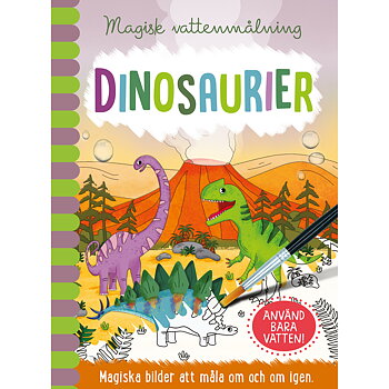 VATTENMÅLARBOK - DINOSAURIER