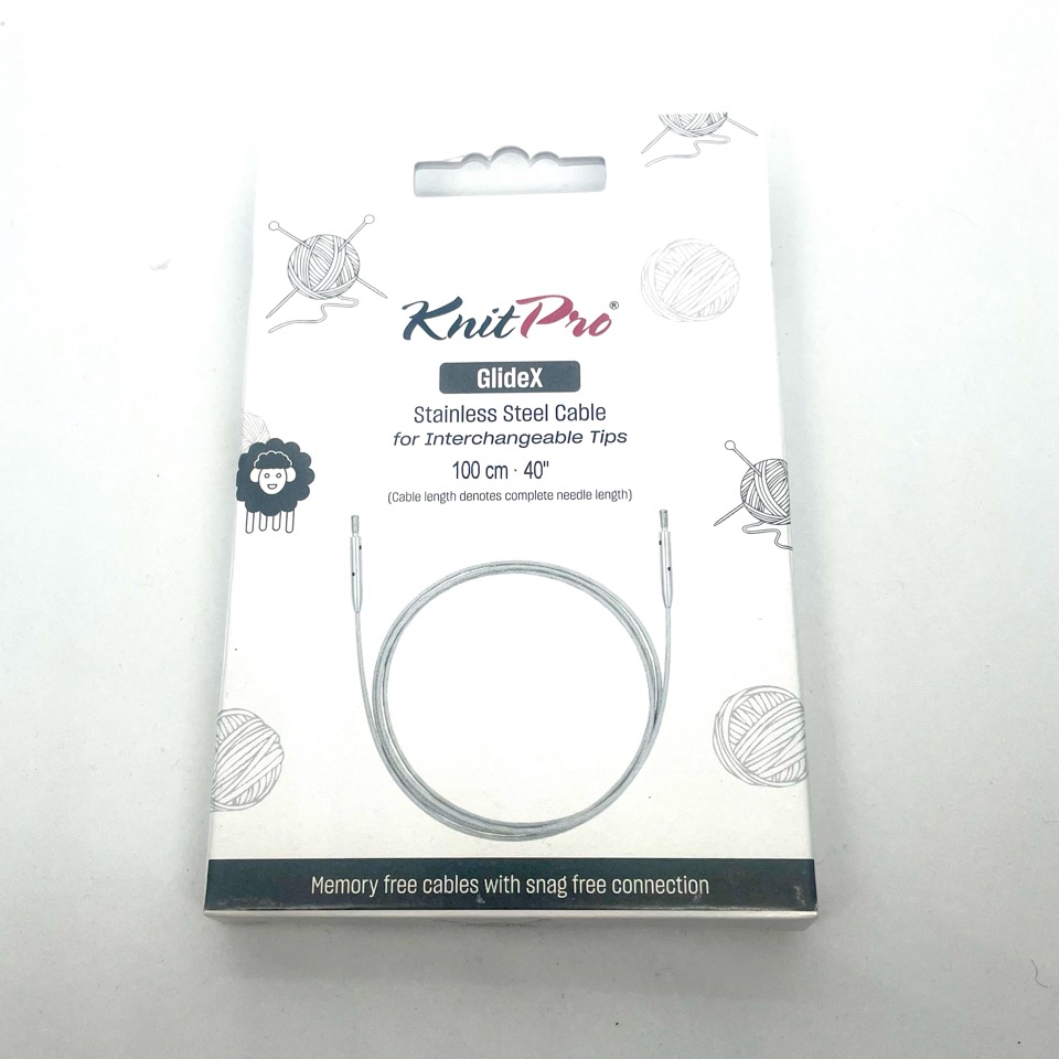 KnitPro GlideX Kabel  40 - 150 cm  
