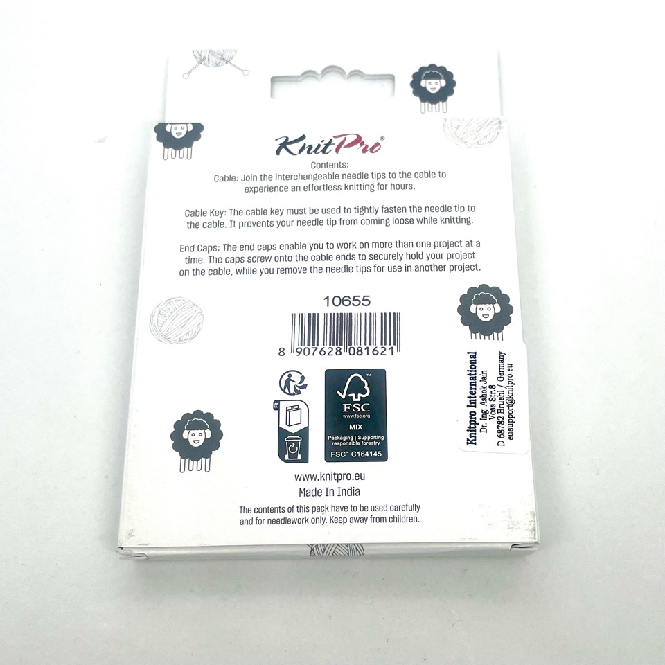 KnitPro GlideX Kabel  40 - 150 cm   - 3