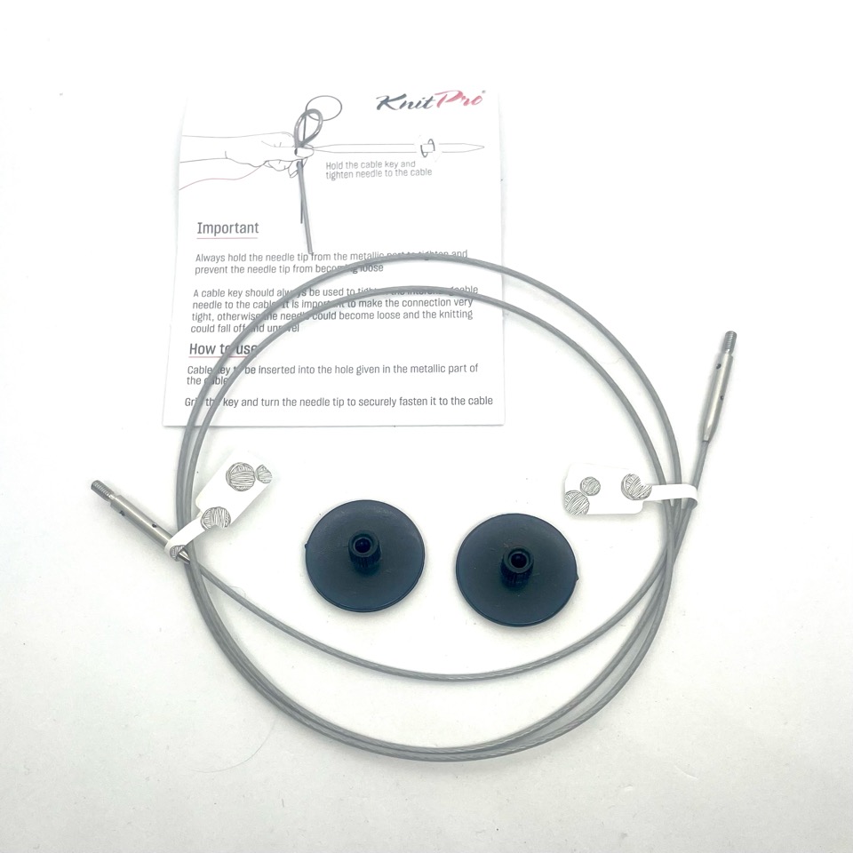 KnitPro GlideX Kabel  40 - 150 cm   - 2