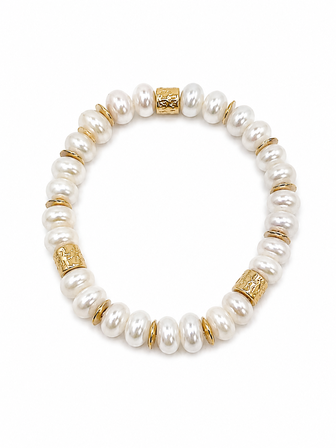 PINTO ELASTIC BRACELET WHITE