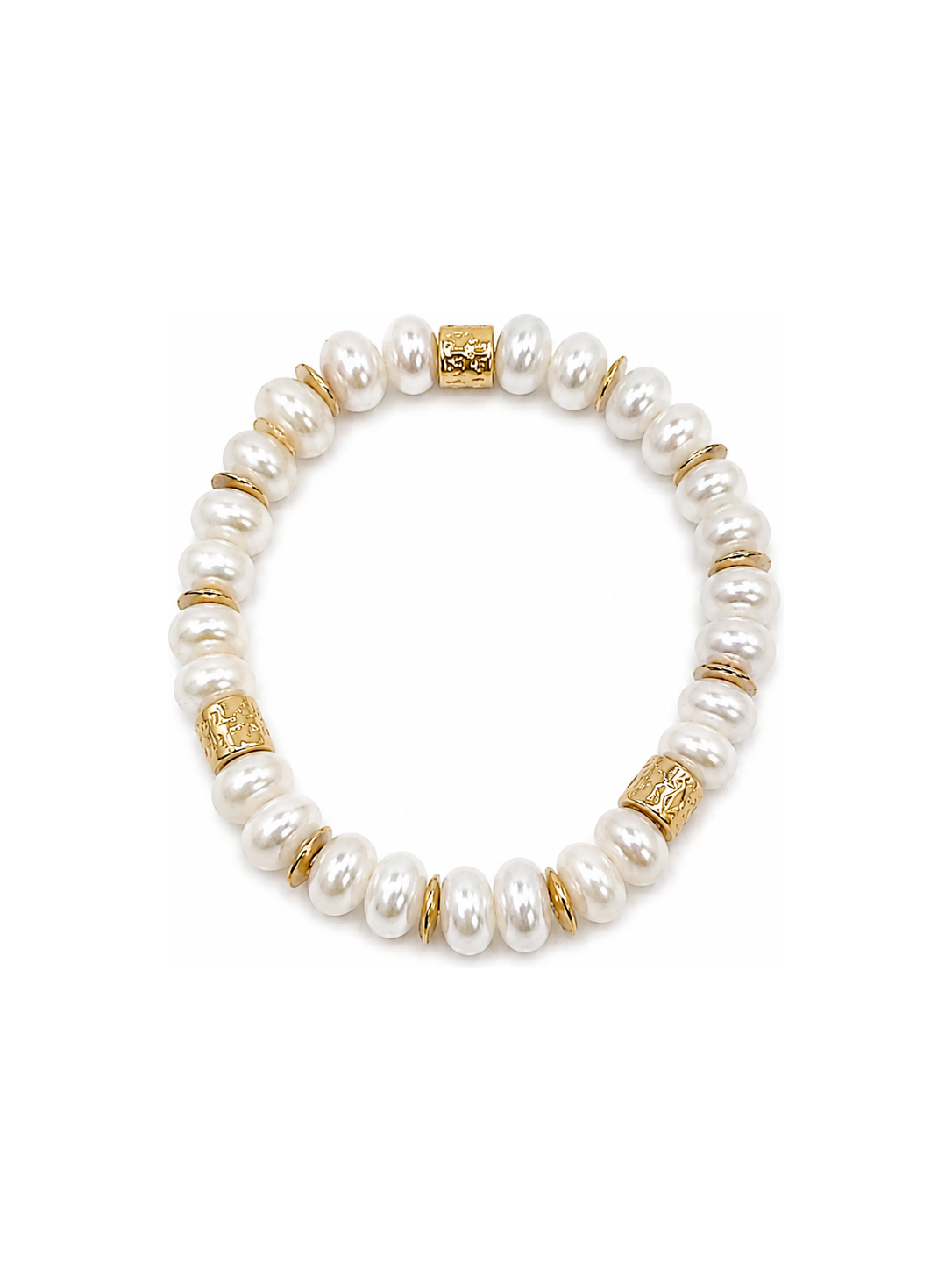PINTO ELASTIC BRACELET WHITE