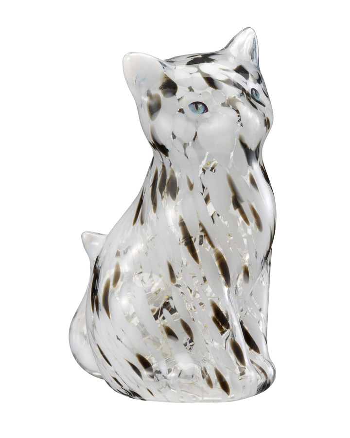 Bordslampa Katt - svart/vit - 3
