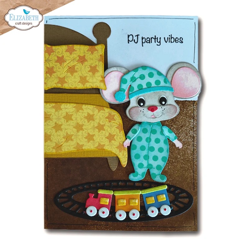 Elizabeth - Clear stamps - Textile Stamp - 3