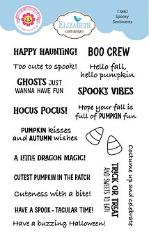 Elizabeth - Clear stamps - Spooky Sentiments