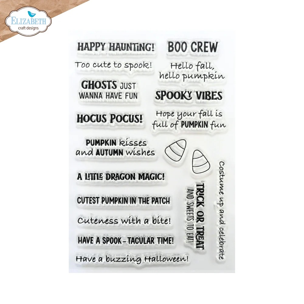Elizabeth - Clear stamps - Spooky Sentiments - 2