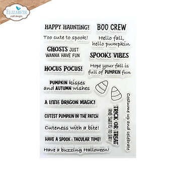 Elizabeth - Clear stamps - Spooky Sentiments