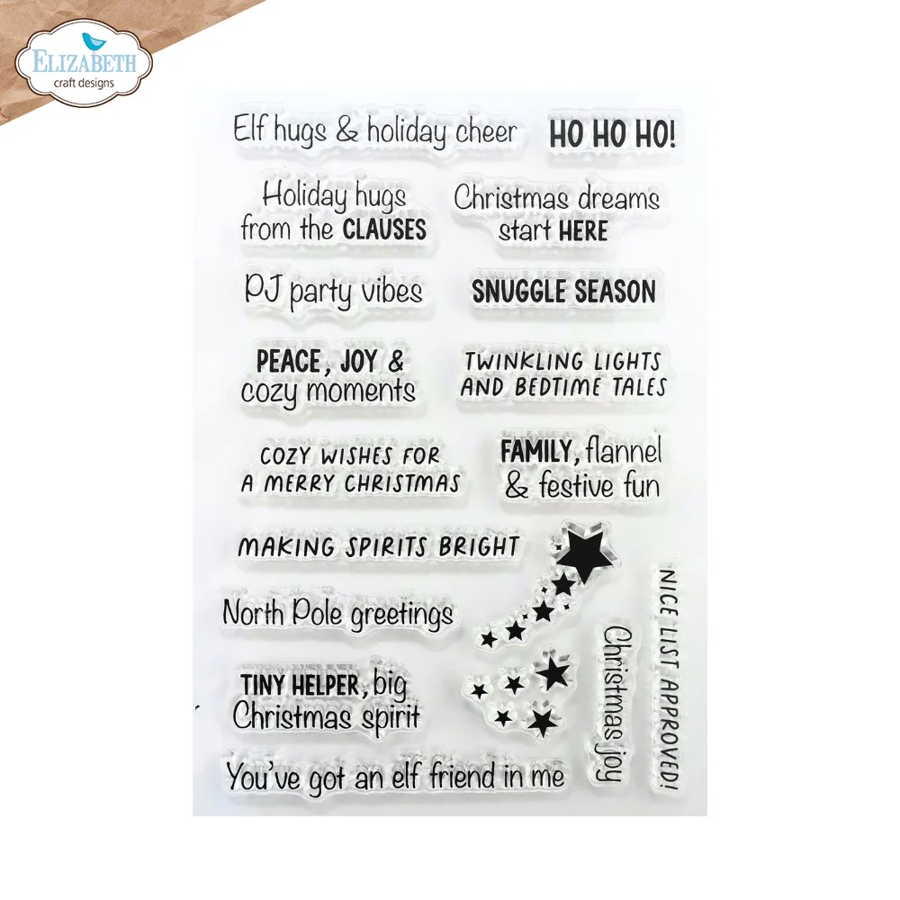 Elizabeth - Clear stamps - Snuggle Season Sentiments - 2