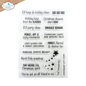Elizabeth - Clear stamps - Snuggle Season Sentiments