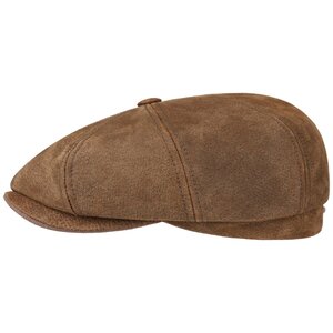 Hatt - 8-PANEL CAP Leather Brown - Stetson
