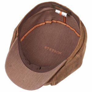 Hatt - 8-PANEL CAP Leather Brown - Stetson - 3