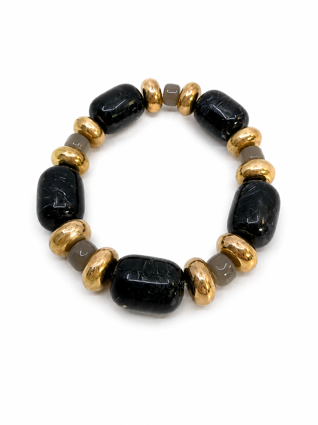 SERENA BEAD BRACELET BLACK