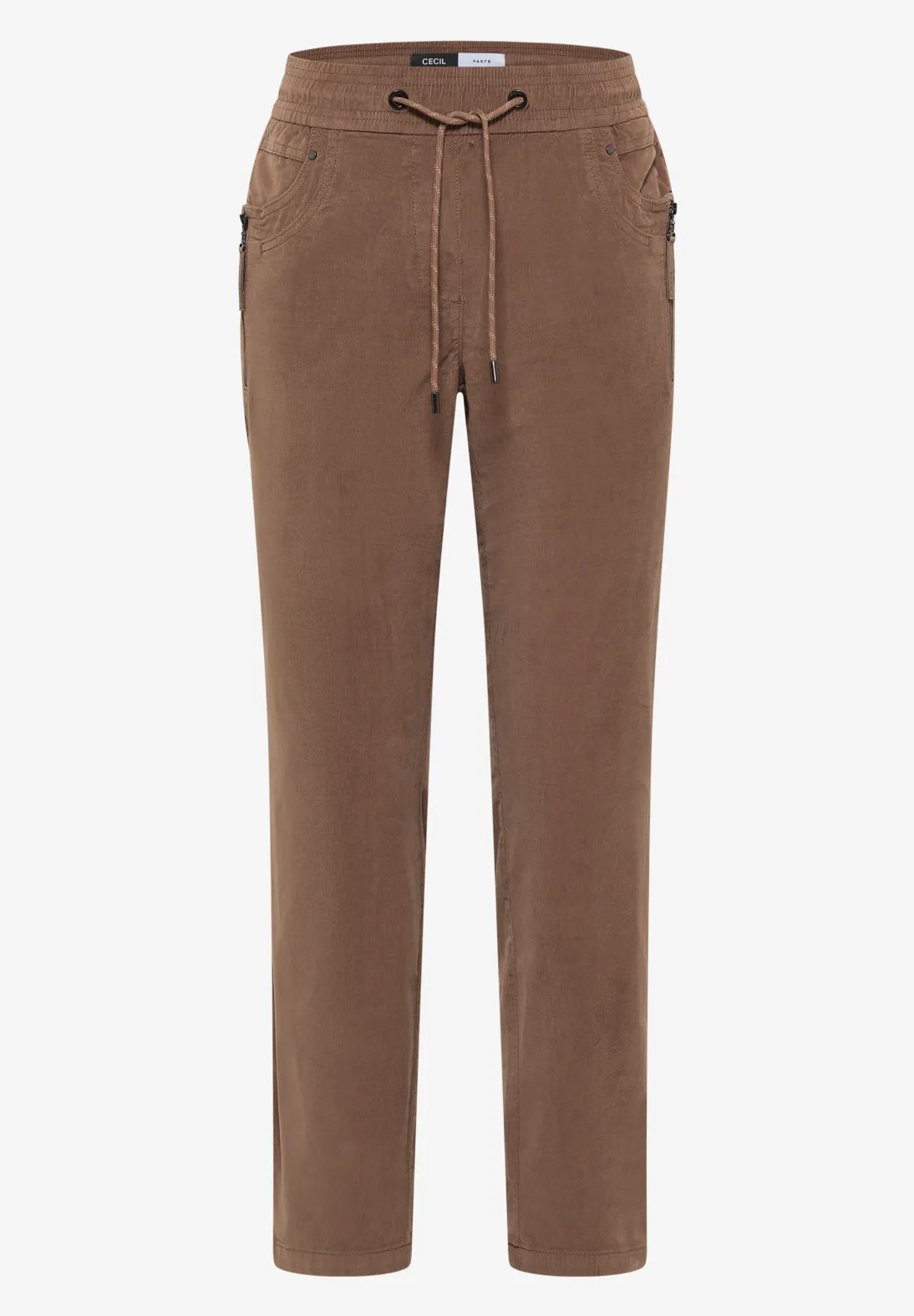 NOS Tracy Fine Corduroy Trousers - Earthy Taupe - Cecil - 5