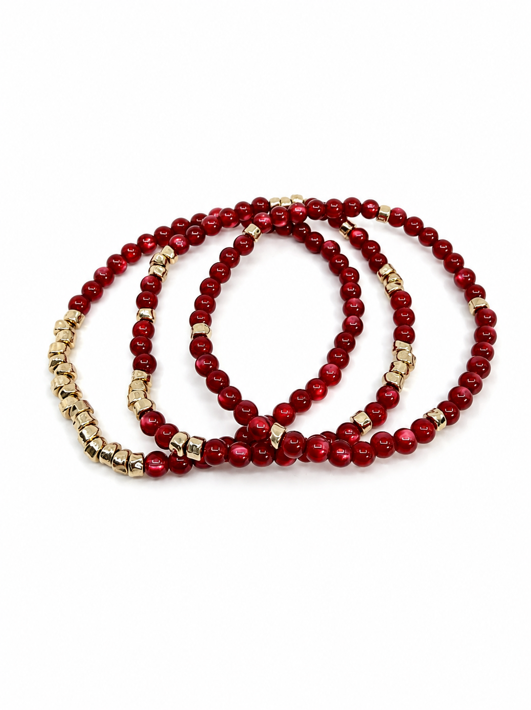 SILVIA STRAND BRACELET RED