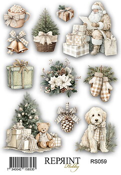 Reprint - Stickers - Cozy Christmas - 11x16 cm