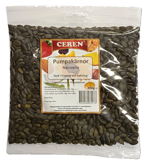 Pumpakärnor Naturella 350 g