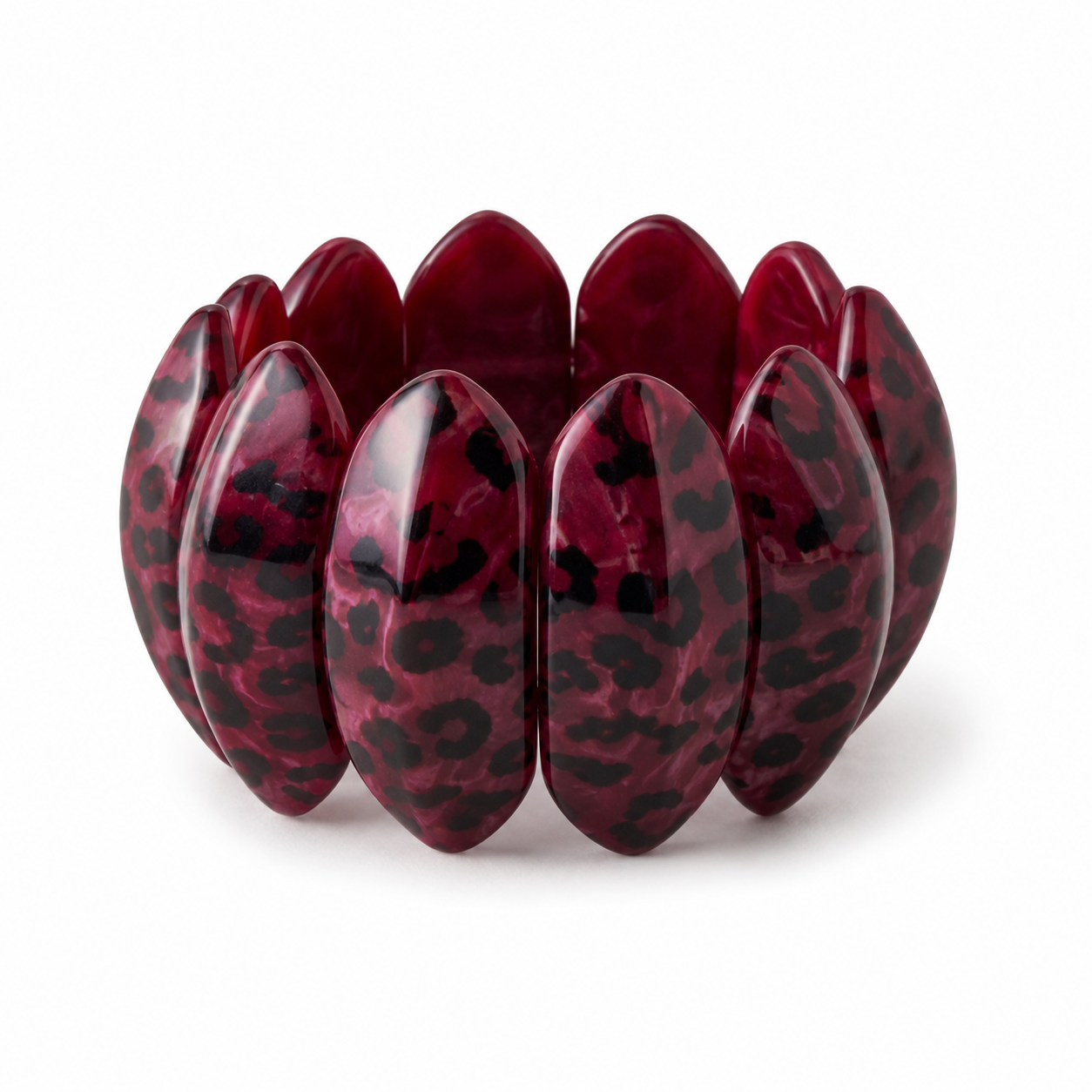 GINNY BRACELET LEO BURGUNDY