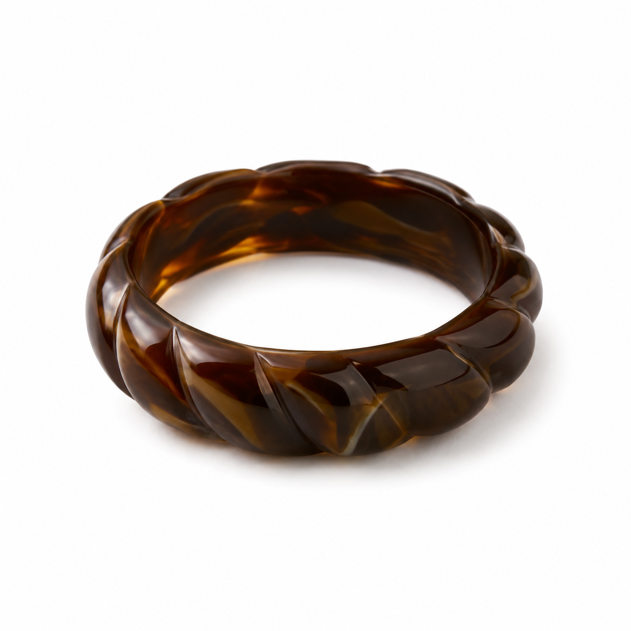 ALMA BANGLE COFFE BROWN
