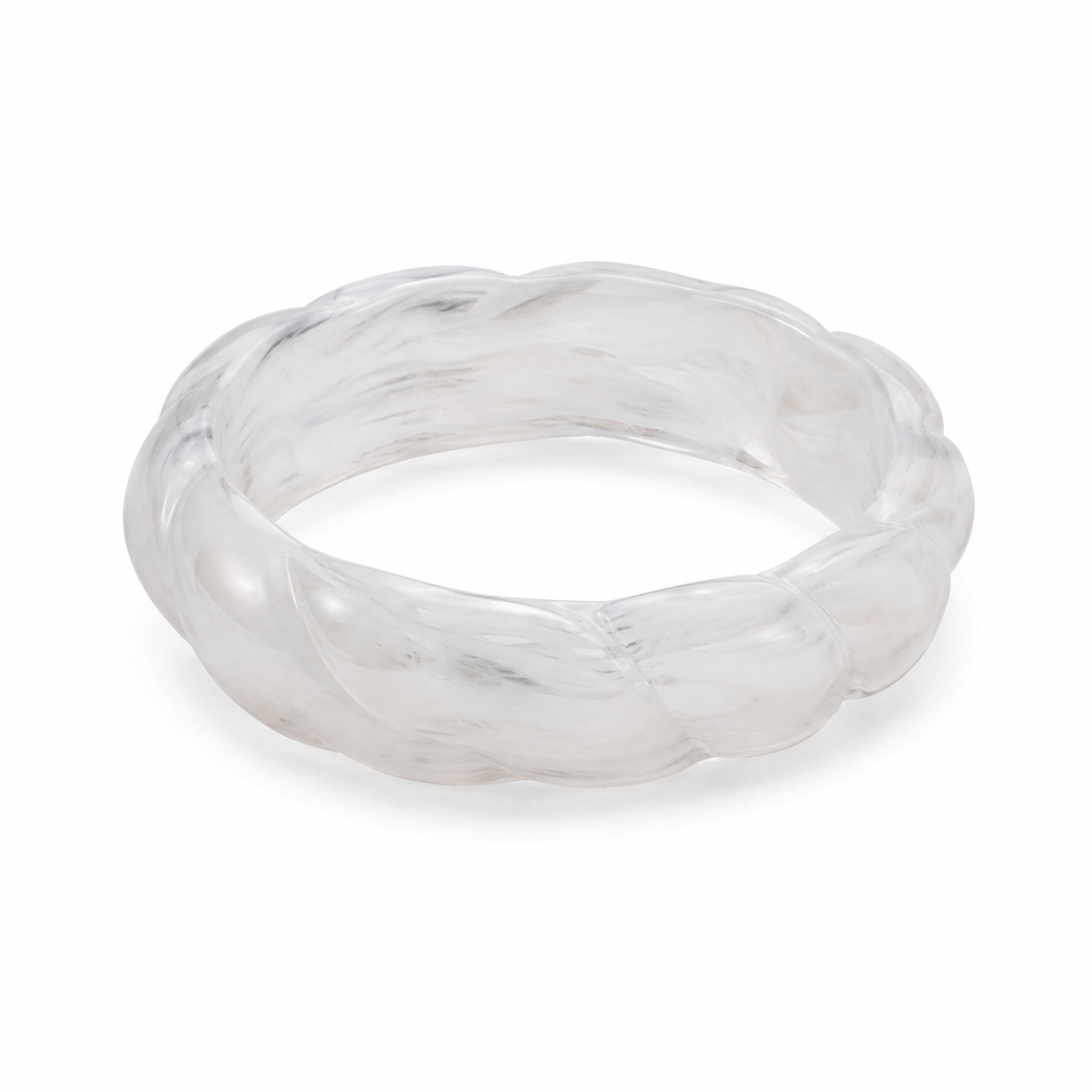 ALMA BANGLE WHITE