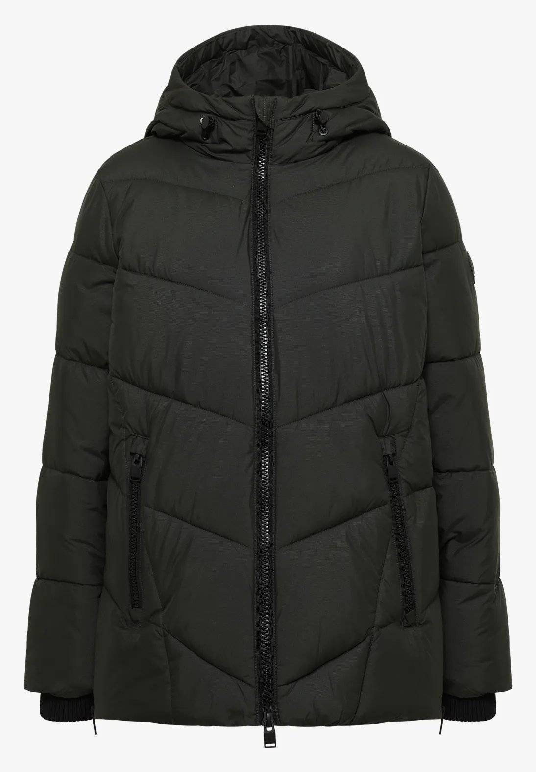 Mid Puffer Jacket - Olive Night - Cecil - 6