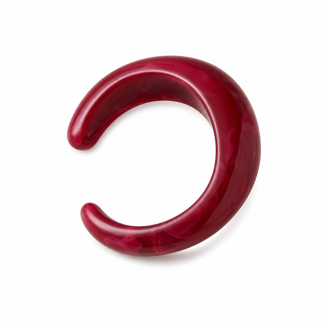 STEFF BANGLE WINE RED
