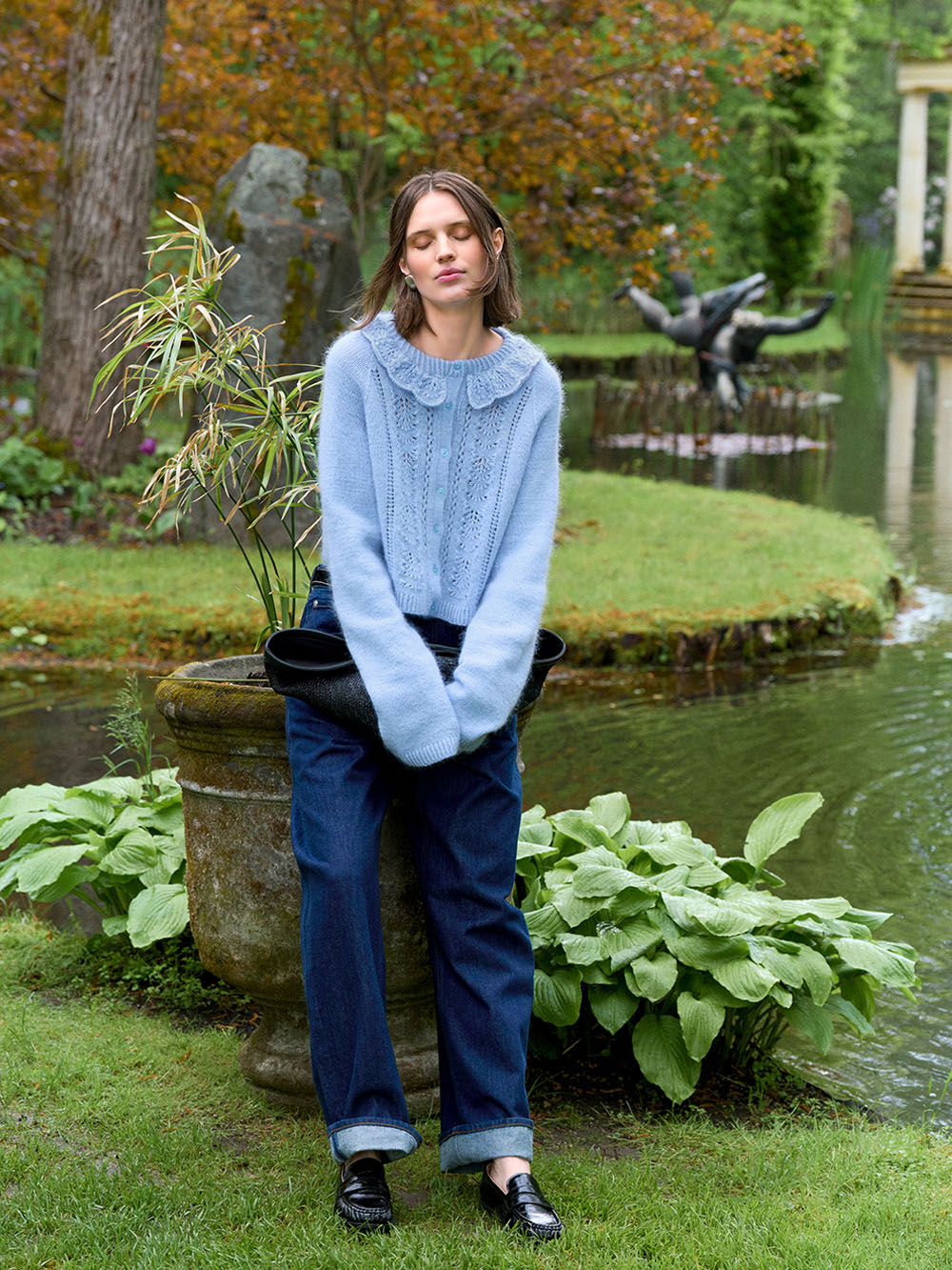 Sandnes Bloom Cardigan 2606_04  (23 m mönsterstick st 3,5) - 3