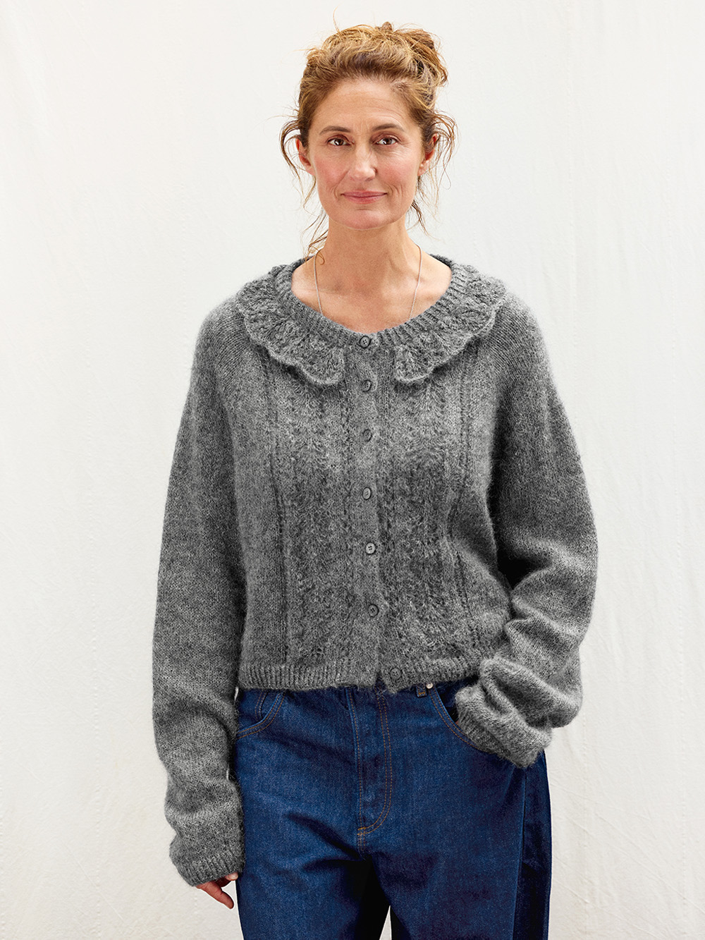 Sandnes Bloom Cardigan 2606_04  (23 m mönsterstick st 3,5) - 4