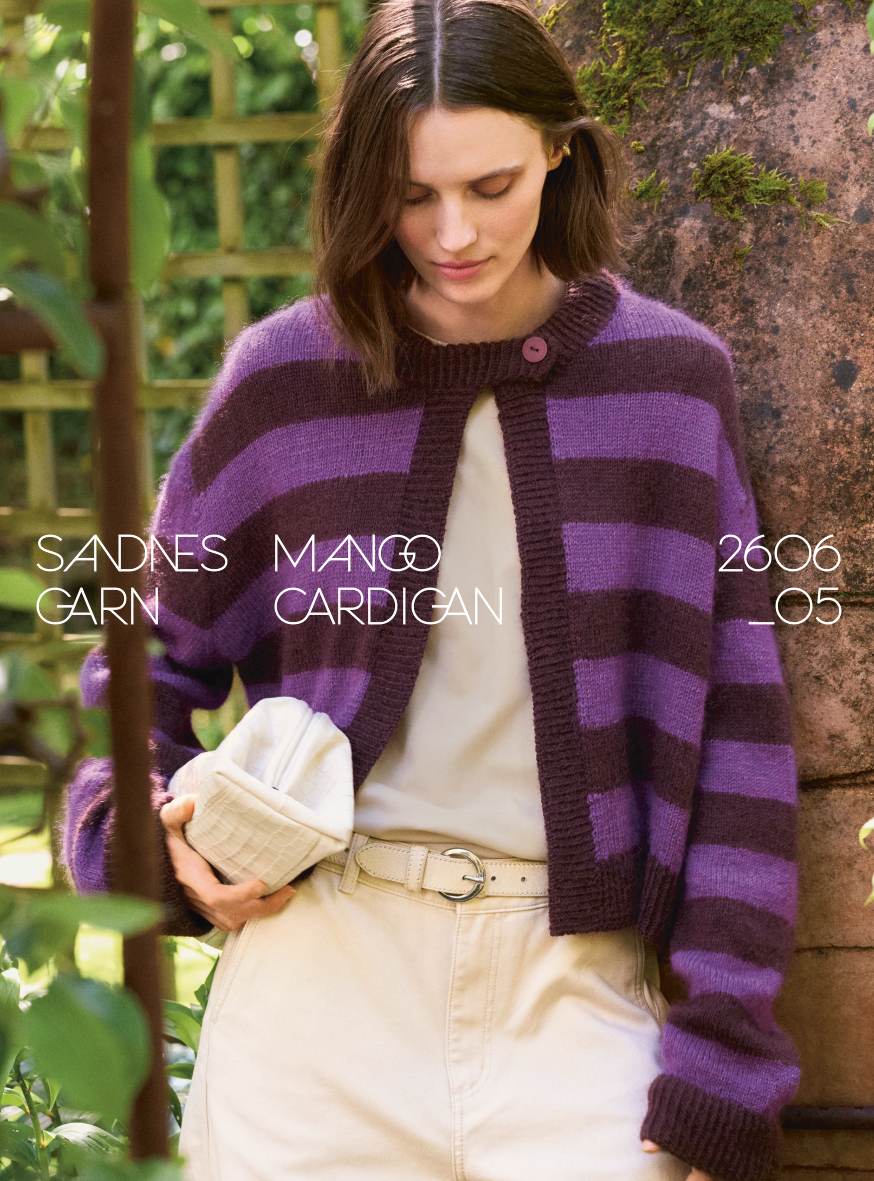 Sandnes Mango Cardigan 2606_05  (23 m st 3,5)