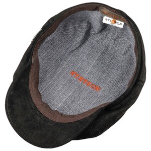 Hatt - 6-PANEL CAP Leather Brown - Stetson - 3