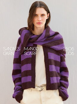 Sandnes Mango Scarf 2606_06  (23 m st 3,5)