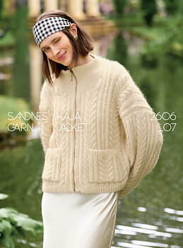 Sandnes Kaja Jacket 2606_07  (23 m flätstick st 4,5)